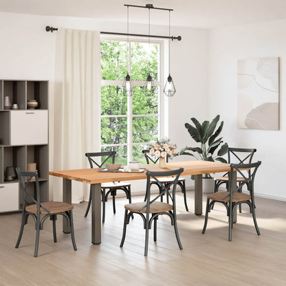 Pés de mesa de console 4 peças aço natural 72-74 cm aço