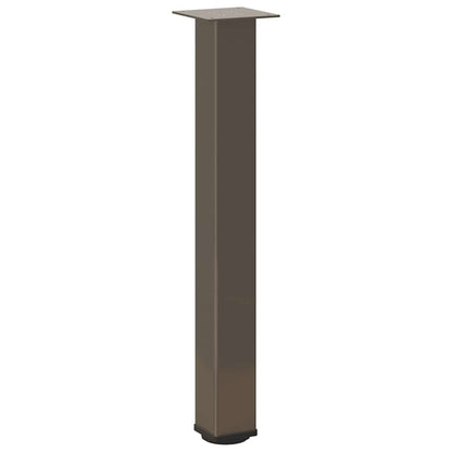 Pés de mesa de console 4 peças aço natural 72-74 cm aço