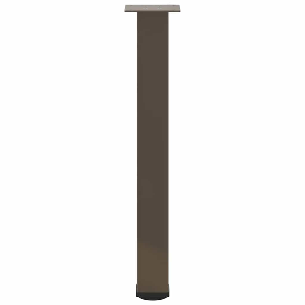 Pés de mesa de console 4 peças aço natural 72-74 cm aço