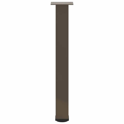 Pés de mesa de console 4 peças aço natural 72-74 cm aço