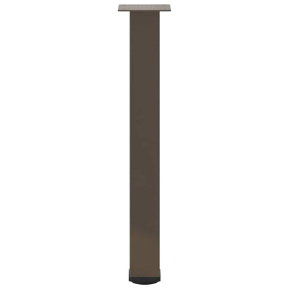Pés de mesa de console 4 peças aço natural 72-74 cm aço