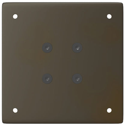 Pés de mesa de console 4 peças aço natural 72-74 cm aço