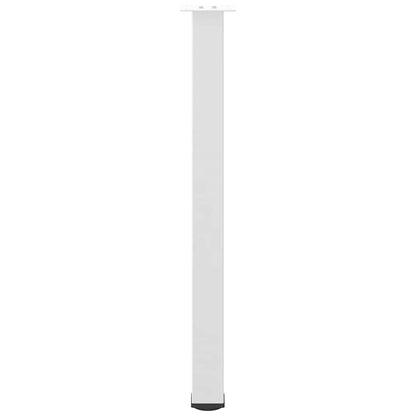 Pés para mesa de bar 4 peças, branco, 90-92 cm, aço