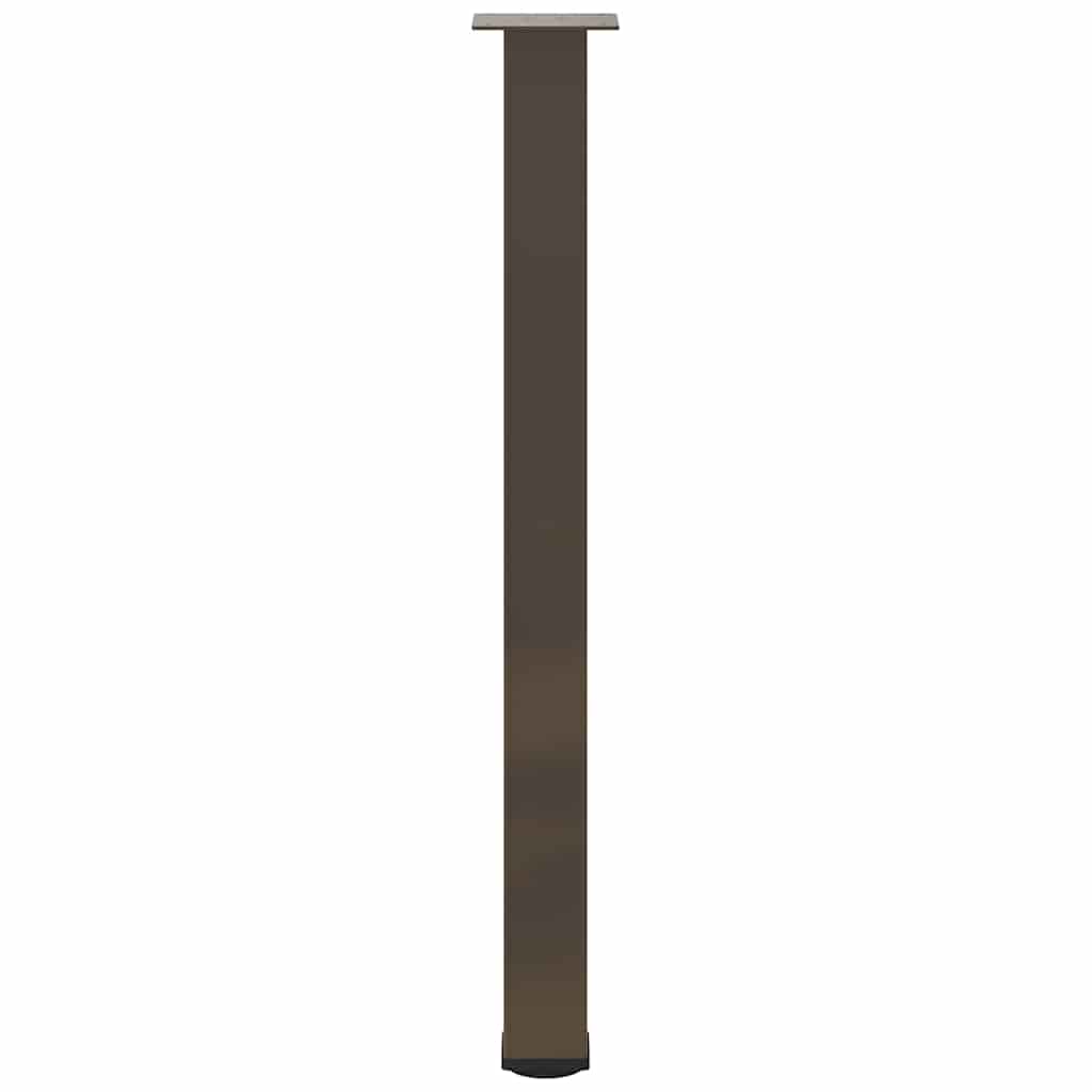 Pés para mesa de bar 4 peças aço natural 90-92 cm aço