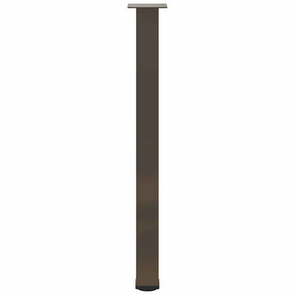 Pés para mesa de bar 4 peças aço natural 90-92 cm aço