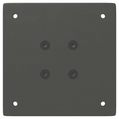 Pés para mesa de bar 4 peças antracite 100-102 cm aço