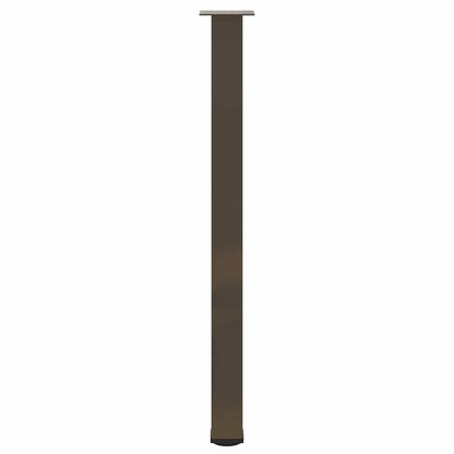 Pés para mesa de bar 4 peças aço natural 110-112 cm aço