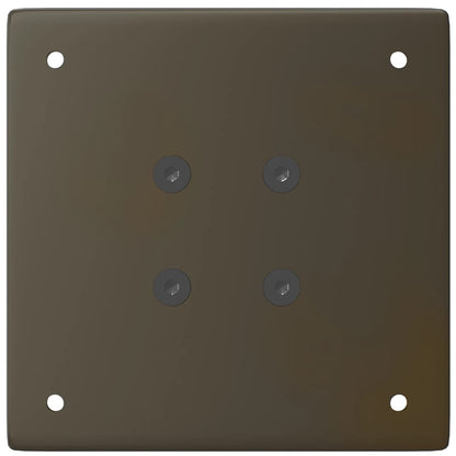Pés para mesa de bar 4 peças aço natural 110-112 cm aço