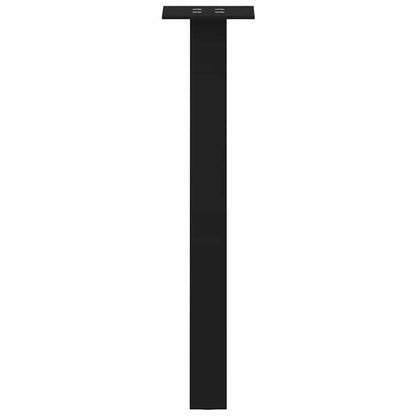 Pés para mesa de centro 4 peças, preto, 30 cm, aço