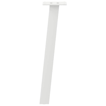 Pés para mesa de centro 4 peças, branco, 30 cm, aço