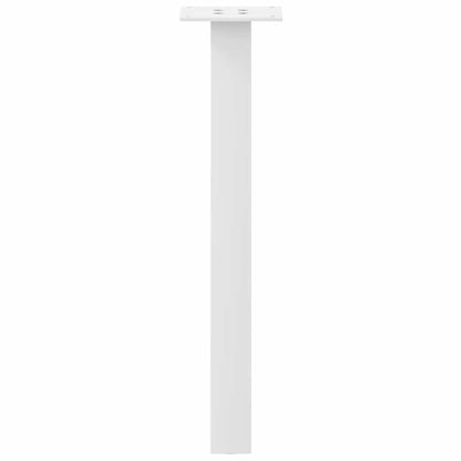 Pés para mesa de centro 4 peças, branco, 30 cm, aço