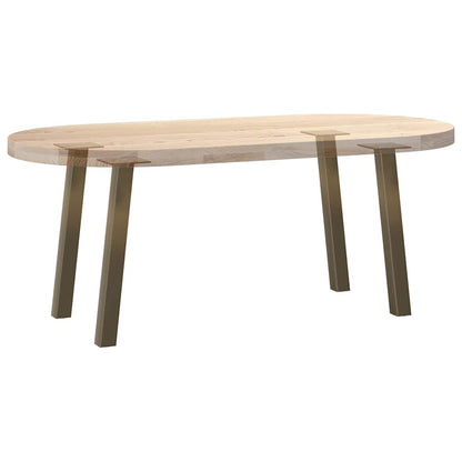Pés para mesa de centro 4 peças aço natural 30 cm aço
