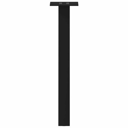 Pés para mesa de centro 4 peças, preto, 42 cm, aço
