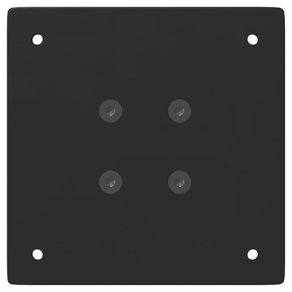 Pés para mesa de centro 4 peças, preto, 42 cm, aço