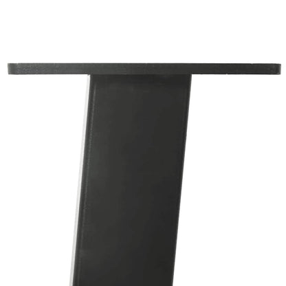 Pés para mesa de centro 4 peças antracite 42 cm aço