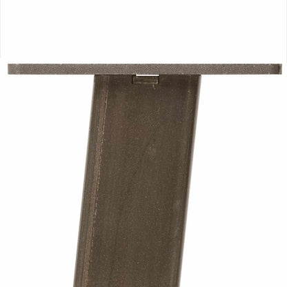 Pés para mesa de centro 4 peças aço natural 42 cm aço