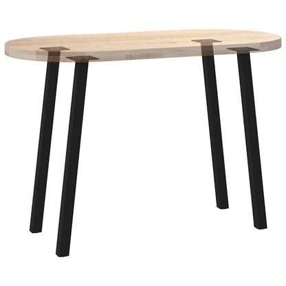 Pés de mesa de console 4 peças, preto, 72 cm, aço