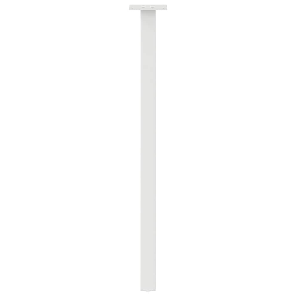 Pés de mesa de console 4 peças, branco, 72 cm, aço