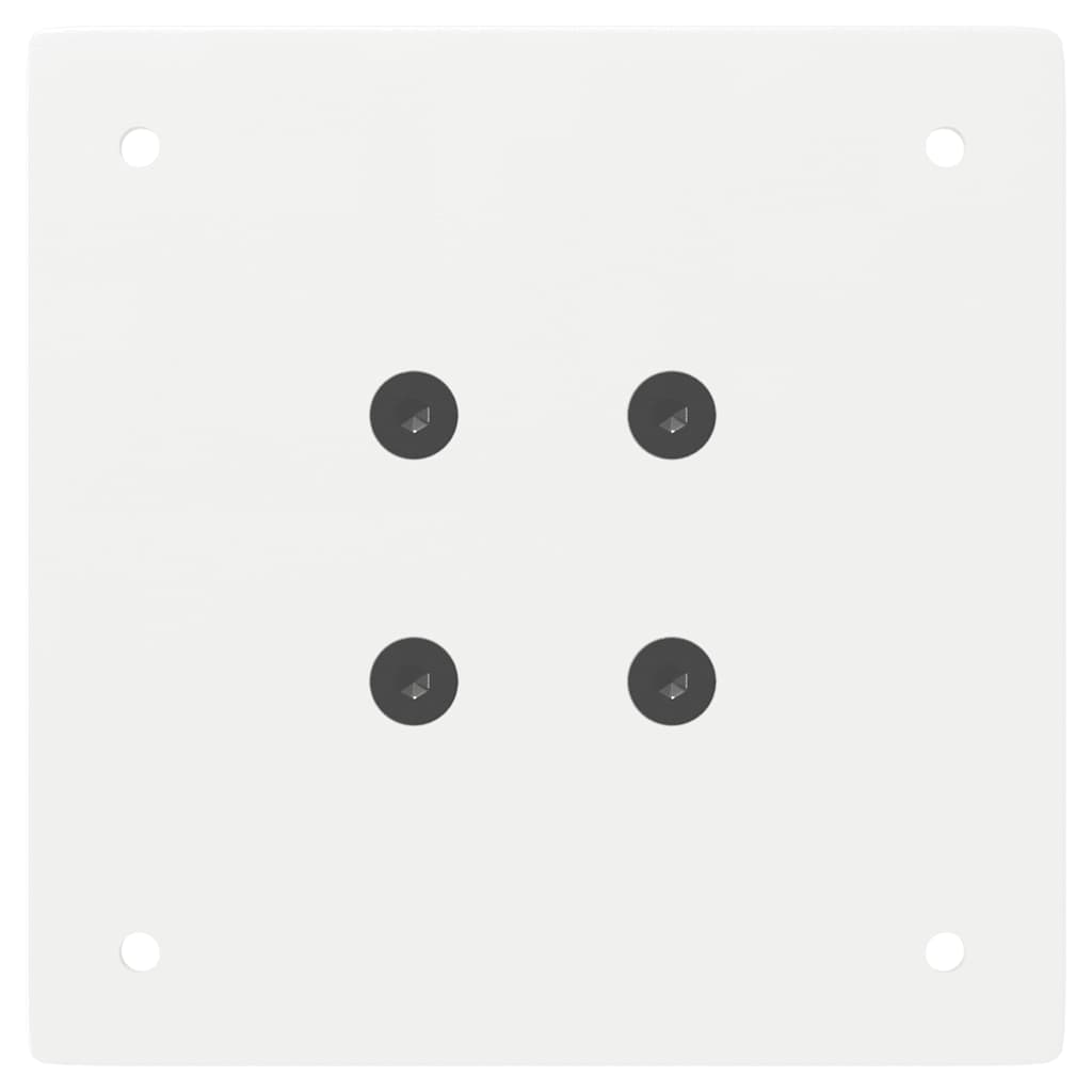 Pés de mesa de console 4 peças, branco, 72 cm, aço