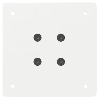 Pés de mesa de console 4 peças, branco, 72 cm, aço