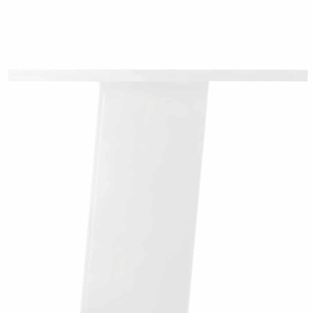 Pés de mesa de console 4 peças, branco, 72 cm, aço