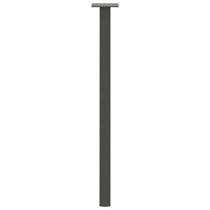 Pés de mesa de console 4 peças antracite 72 cm aço