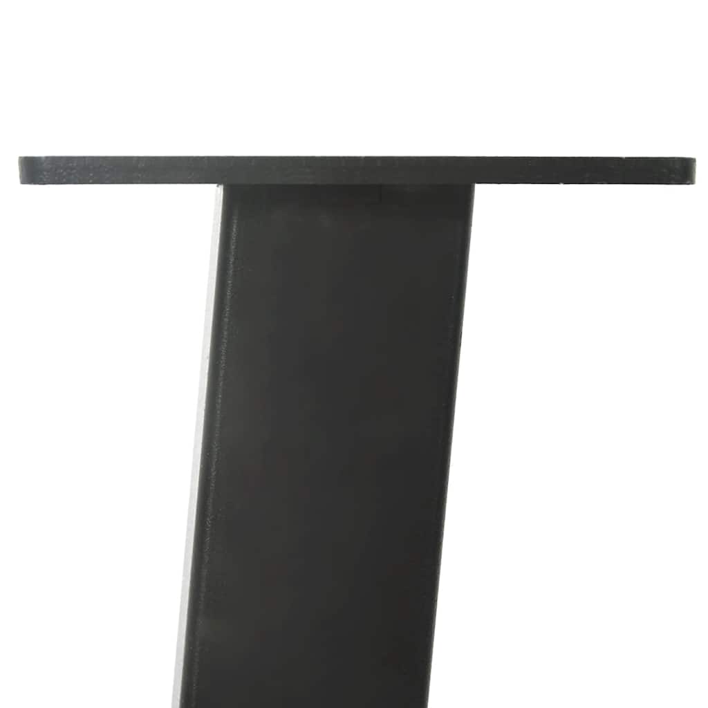 Pés de mesa de console 4 peças antracite 72 cm aço