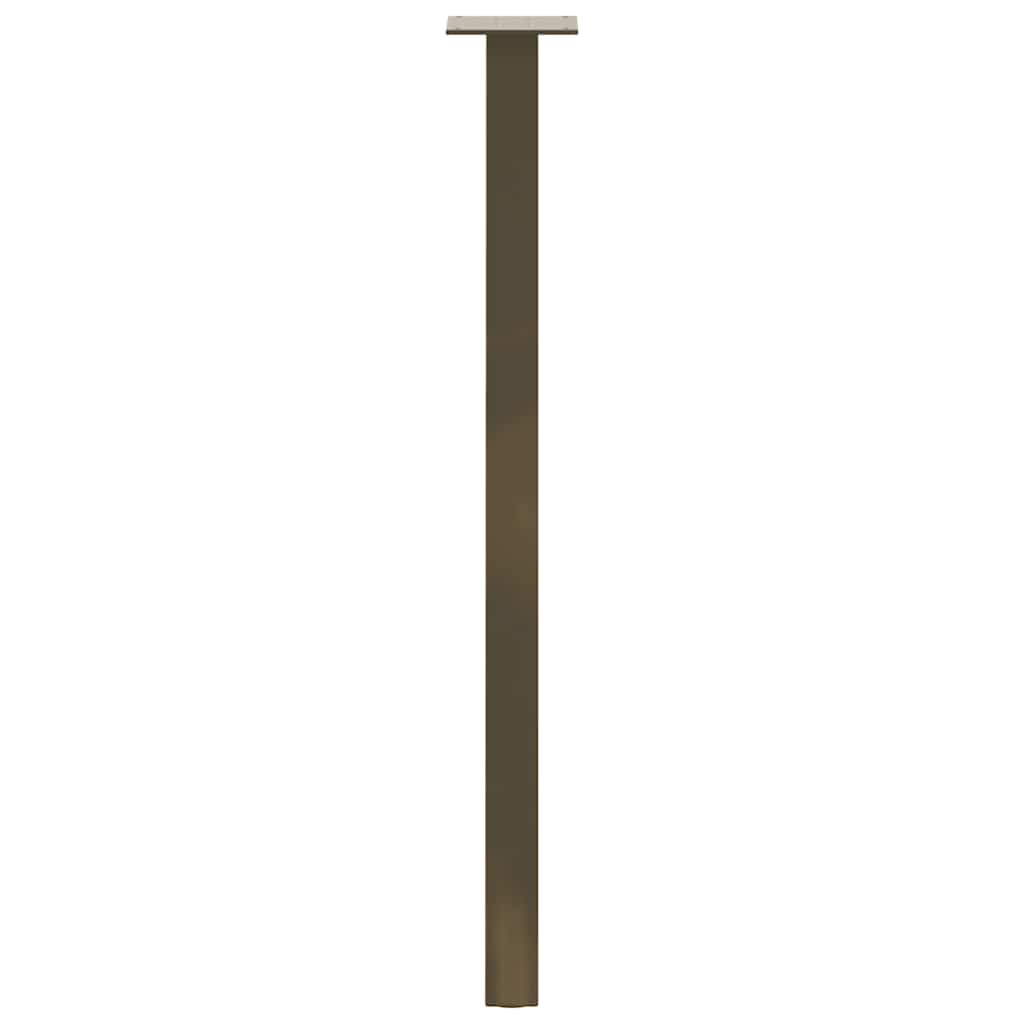 Pés de mesa de console 4 peças aço natural 72 cm aço