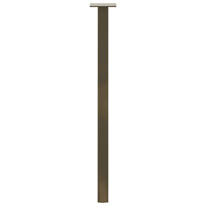 Pés de mesa de console 4 peças aço natural 72 cm aço