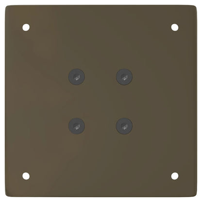 Pés de mesa de console 4 peças aço natural 72 cm aço