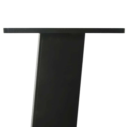 Pés para mesa de centro 4 peças, preto, 30 cm, aço