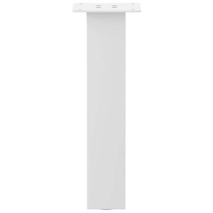 Pés para mesa de centro 4 peças, branco, 30 cm, aço