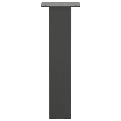 Pés para mesa de centro 4 peças antracite 30 cm aço