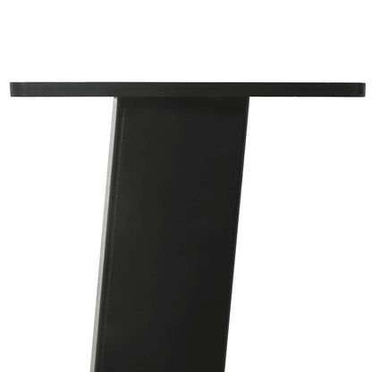 Pés para mesa de centro 4 peças, preto, 42 cm, aço