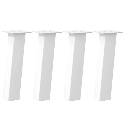 Pés para mesa de centro 4 peças, branco, 42 cm, aço