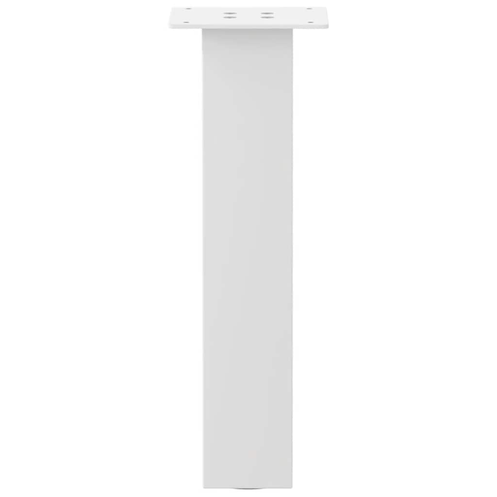 Pés para mesa de centro 4 peças, branco, 42 cm, aço