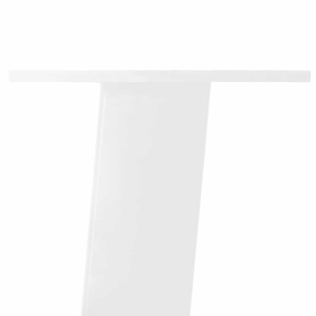 Pés para mesa de centro 4 peças, branco, 42 cm, aço
