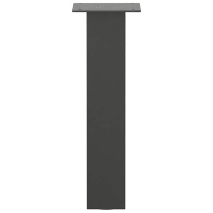Pés para mesa de centro 4 peças antracite 42 cm aço