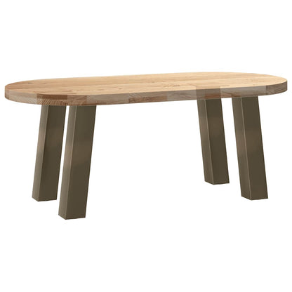 Pés para mesa de centro 4 peças aço natural 42 cm aço