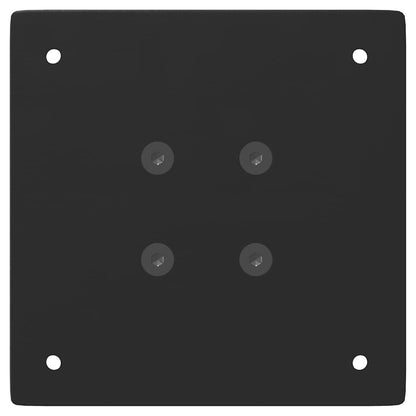 Pés de mesa de console 4 peças, preto, 72 cm, aço