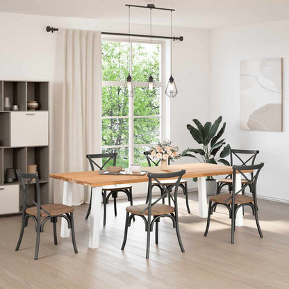 Pés de mesa de console 4 peças, branco, 72 cm, aço