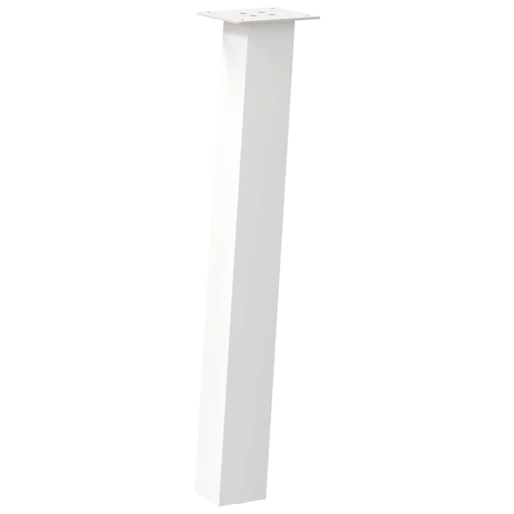 Pés de mesa de console 4 peças, branco, 72 cm, aço