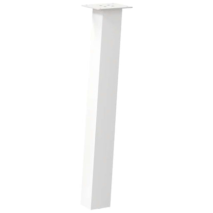 Pés de mesa de console 4 peças, branco, 72 cm, aço