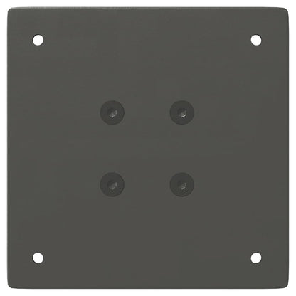Pés de mesa de console 4 peças antracite 72 cm aço