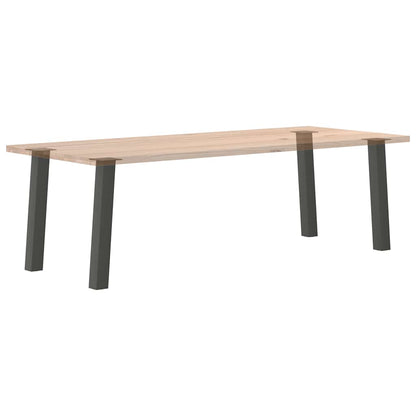 Pés de mesa de console 4 peças antracite 72 cm aço