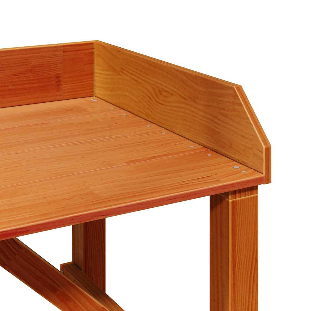 Suportes para plantas com prateleira Castanho 75 x 40 x 90 cm