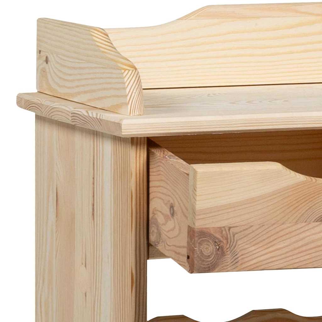 Escorredor de Vinho Castanho 90 x 60 x 30 cm