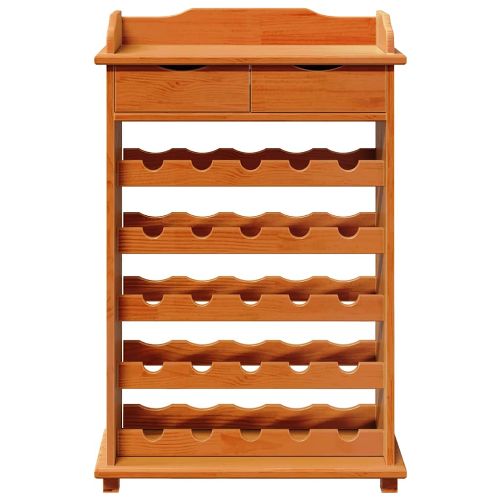 Escorredor de Vinho Castanho 90 x 60 x 30 cm