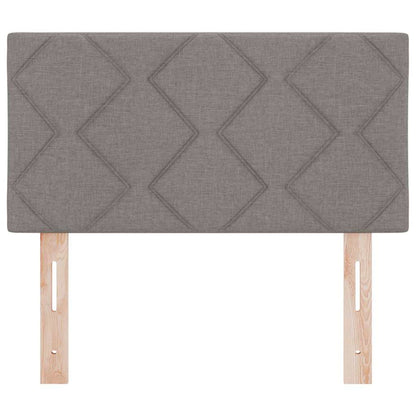 Cabeceira Cinzento-acastanhado 80 cm tecido