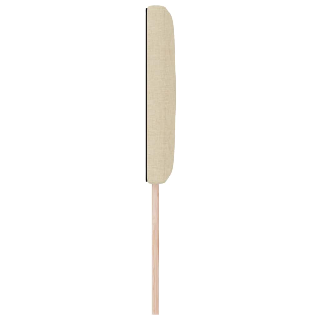 Cabeceira Creme 80 cm tecido